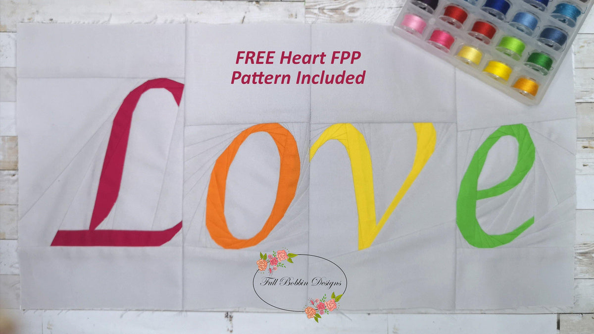 Love Foundation Paper Piecing Pattern FPP Pattern Includes FREE love-foundation-paper-piecing-pattern-fpp-pattern-includes-free