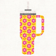 Load image into Gallery viewer, On the Go, Travel Cup! Foundation Paper Piecing Pattern (FPP Pattern), Quilt Block,  4 sizes included
