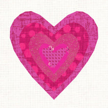 Load image into Gallery viewer, Heartbeat, Foundation Paper Piecing, FPP Pattern, 4 sizes
