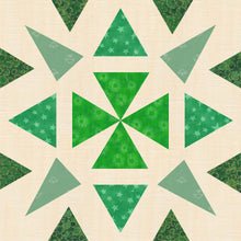 Load image into Gallery viewer, Radiant, Foundation Paper Piecing Pattern (FPP Pattern), 4 sizes
