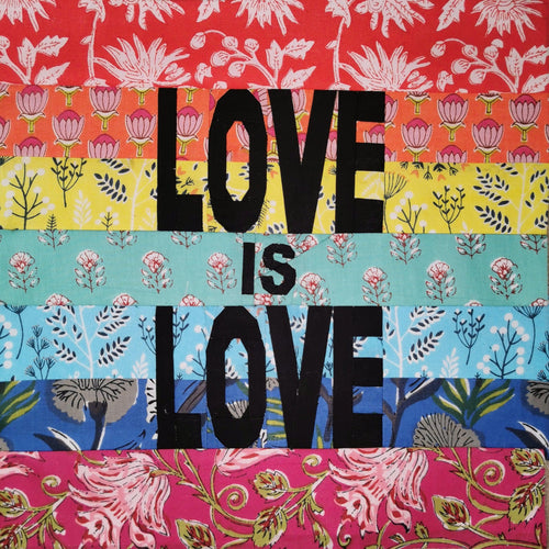 Love is Love, Foundation Paper Piecing Pattern (FPP), Quilt Block, 3 sizes FPP Patterns- Full Bobbin Designs foundation paper piecing patterns quilt block patterns sewing patterns