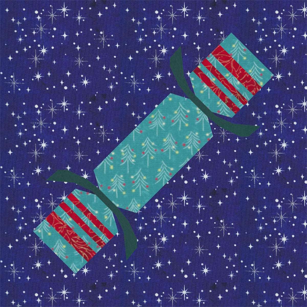 Christmas Cracker Foundation Paper Piecing Pattern (FPP Pattern), Quilt ...