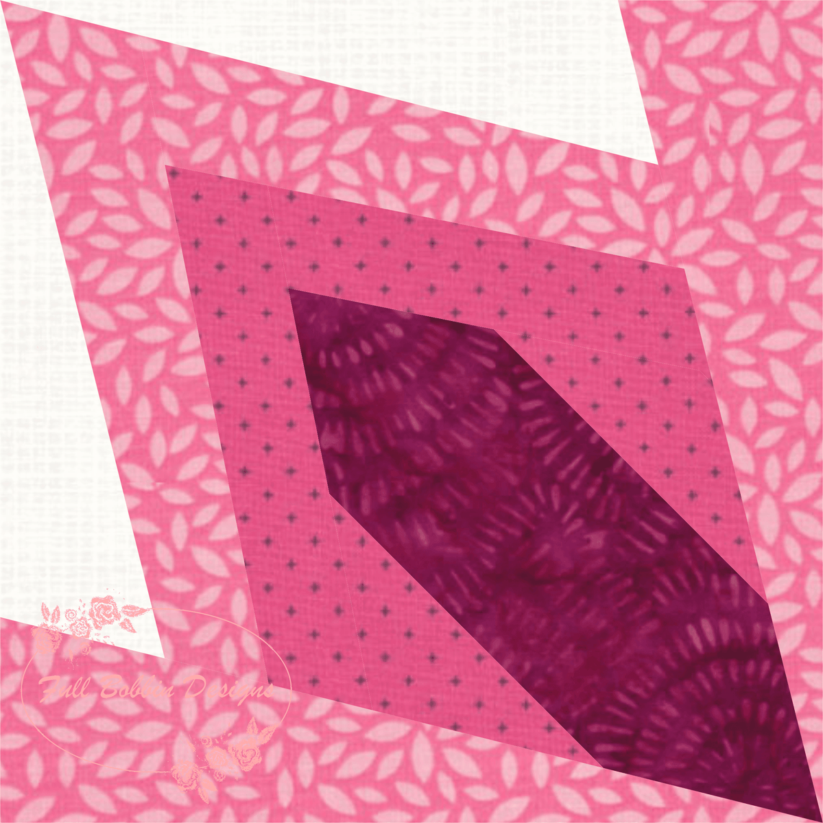 Deco Flower, Foundation Paper Piecing, FPP Pattern, 3 sizes – Full ...