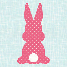 Load image into Gallery viewer, Easter Bunny, Rabbit, Foundation Paper Piecing Pattern (FPP Pattern), Quilt Block,  3 sizes FPP Patterns- Full Bobbin Designs foundation paper piecing patterns quilt block patterns sewing patterns
