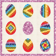 Easter Egg Set - Buy all 9 and get 35% off the original price FPP Patterns- Full Bobbin Designs foundation paper piecing patterns quilt block patterns sewing patterns