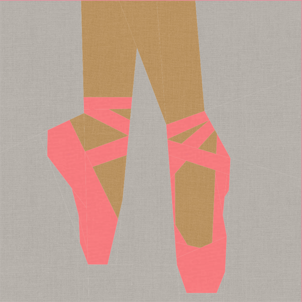 En Pointe, Ballet, Foundation Paper Piecing Pattern (FPP Pattern ...
