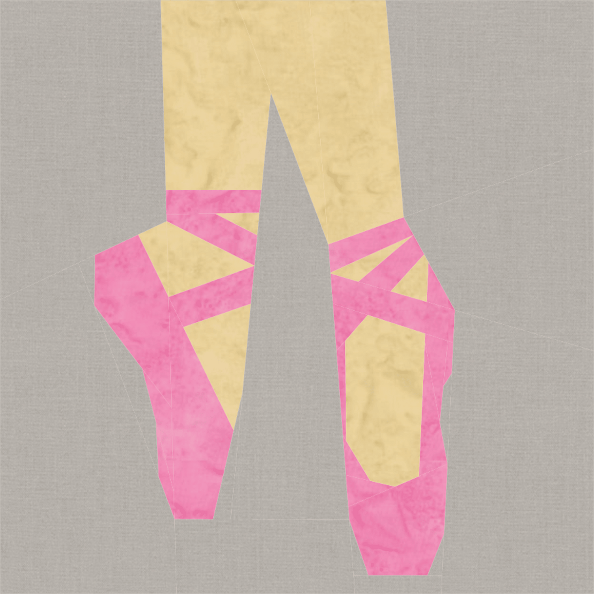 En Pointe, Ballet, Foundation Paper Piecing Pattern (FPP Pattern ...