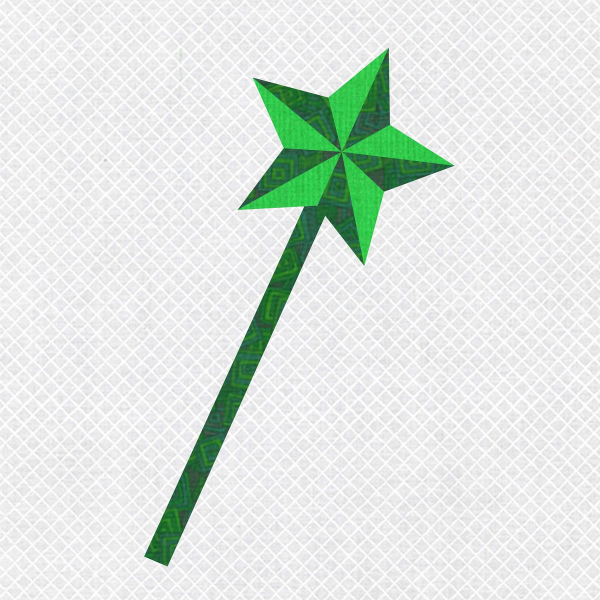 Fairy Wand, Princess, Foundation Paper Piecing Pattern (FPP Pattern ...