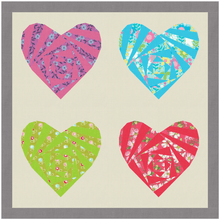 Load image into Gallery viewer, Heart Lens, Foundation Paper Piecing, FPP Pattern, 3 sizes FPP Patterns- Full Bobbin Designs foundation paper piecing patterns quilt block patterns sewing patterns

