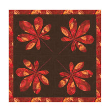 Load image into Gallery viewer, Horse Chestnut, Conker Tree Leaf, Foundation Paper Piecing Pattern (FPP Pattern), Quilt Block, 3 sizes FPP Patterns- Full Bobbin Designs foundation paper piecing patterns quilt block patterns sewing patterns
