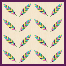 Load image into Gallery viewer, Light as a Feather, Foundation Paper Piecing Pattern (FPP Pattern), 3 sizes FPP Patterns- Full Bobbin Designs foundation paper piecing patterns quilt block patterns sewing patterns
