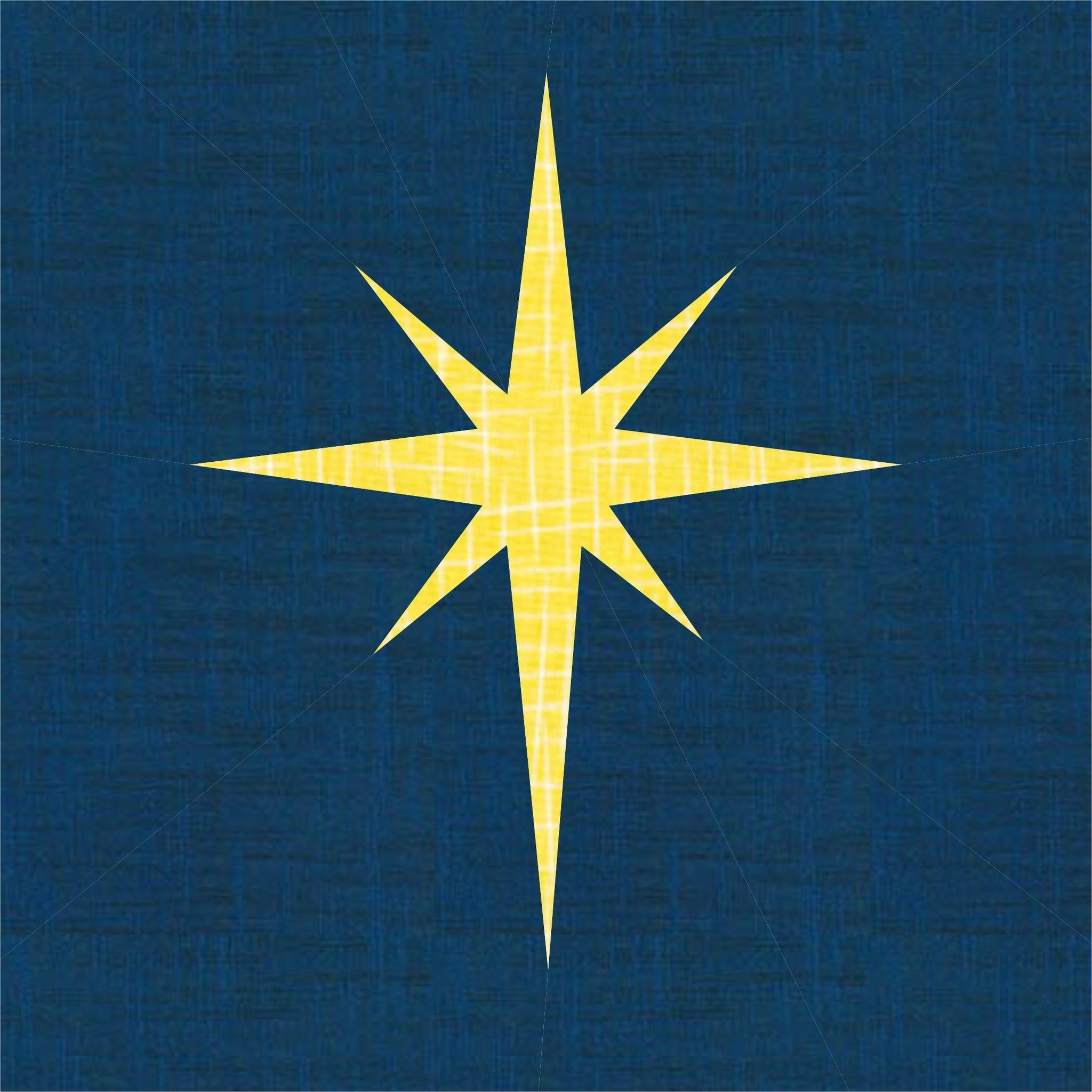 North Star, Foundation Paper Piecing Pattern (FPP Pattern), Quilt Block ...
