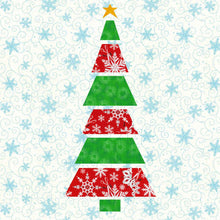 Load image into Gallery viewer, Oh Christmas Tree, Foundation Paper Piecing Pattern (FPP Pattern), Quilt Block, 3 Patterns in 4 Sizes each FPP Patterns- Full Bobbin Designs foundation paper piecing patterns quilt block patterns sewing patterns
