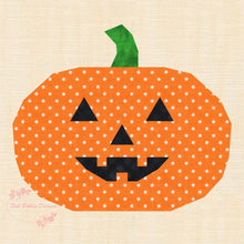 Load image into Gallery viewer, Pumpkin Patch, Halloween, Foundation Paper Piecing Pattern (FPP Pattern), Quilt Block,  3 sizes FPP Patterns- Full Bobbin Designs foundation paper piecing patterns quilt block patterns sewing patterns
