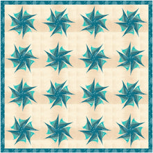 Load image into Gallery viewer, Iris Fold Flower, Foundation Paper Piecing, FPP Pattern, 5 sizes
