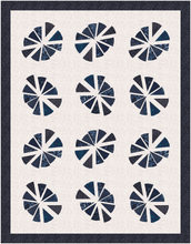 Load image into Gallery viewer, Slice of Pie, Foundation Paper Piecing Pattern (FPP Pattern), 3 sizes FPP Patterns- Full Bobbin Designs foundation paper piecing patterns quilt block patterns sewing patterns
