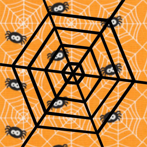 Spiders Web, Halloween, Foundation Paper Piecing Pattern (FPP Pattern), Quilt Block, 3 sizes FPP Patterns- Full Bobbin Designs foundation paper piecing patterns quilt block patterns sewing patterns