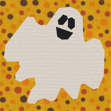Load image into Gallery viewer, Spooky Ghost, Halloween, Foundation Paper Piecing Pattern (FPP Pattern), Quilt Block, 3 sizes FPP Patterns- Full Bobbin Designs foundation paper piecing patterns quilt block patterns sewing patterns
