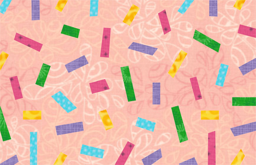 Sprinkles, Cupcake, Foundation Paper Piecing Pattern (FPP Pattern), Quilt Block, 1 size FPP Patterns- Full Bobbin Designs foundation paper piecing patterns quilt block patterns sewing patterns