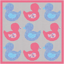 Load image into Gallery viewer, Two Little Ducks, Foundation Paper Piecing Pattern (FPP Pattern), Quilt Block, 3 sizes, Left and Right Versions FPP Patterns- Full Bobbin Designs foundation paper piecing patterns quilt block patterns sewing patterns
